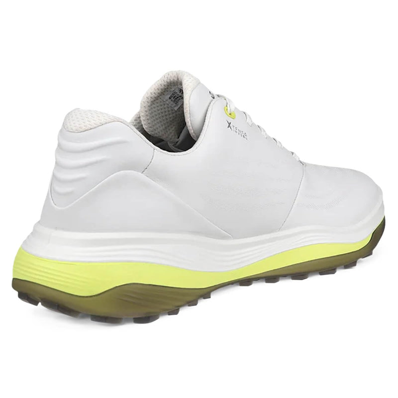 ECCO Men's Lt1 Hybrid Waterproof Golf Shoe, White/Yellow, 9/9.5 UK - Golf Gift