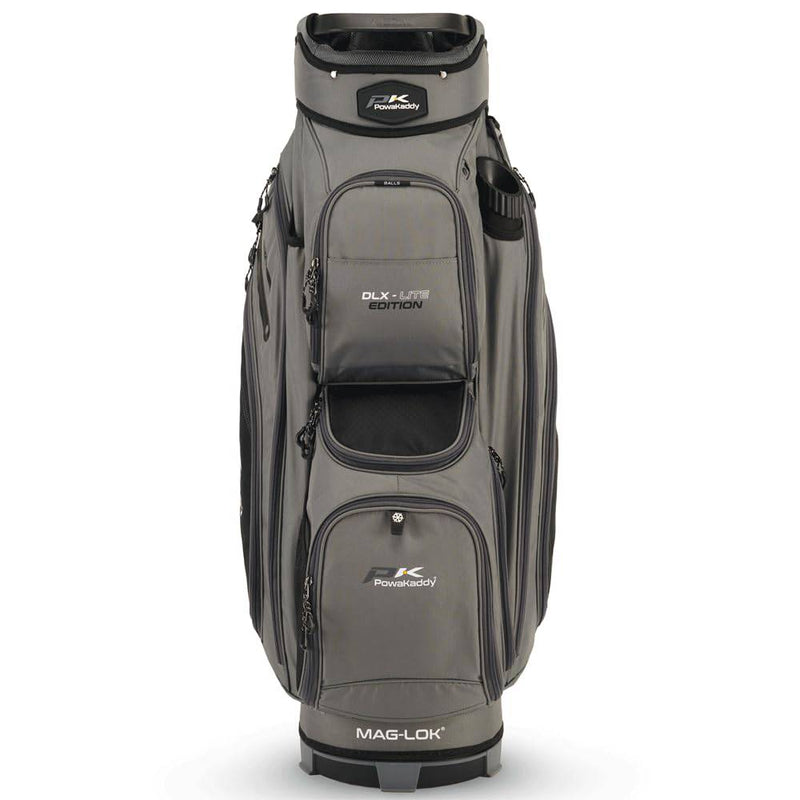 PowaKaddy DLX LITE GOLF CART BAG - GUN METAL/WHITE - Golf Gift