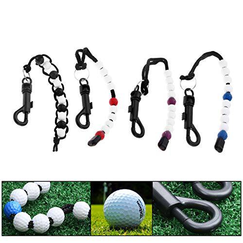 MUXSAM 1 Piece Golf Beads Stroke Counter Nylon Plastic 34cm Purple - Golf Gift