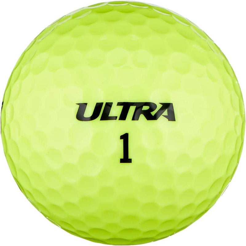 Wilson unisex-adult Ultra Lue Hard Ultimate Distance Golf Balls, Yellow, n/a - Golf Gift