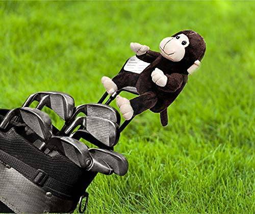 MAZEL Monkey Head Cover for Golf Driver Add Fun and Protection for Your Driver Club - Golf Gift