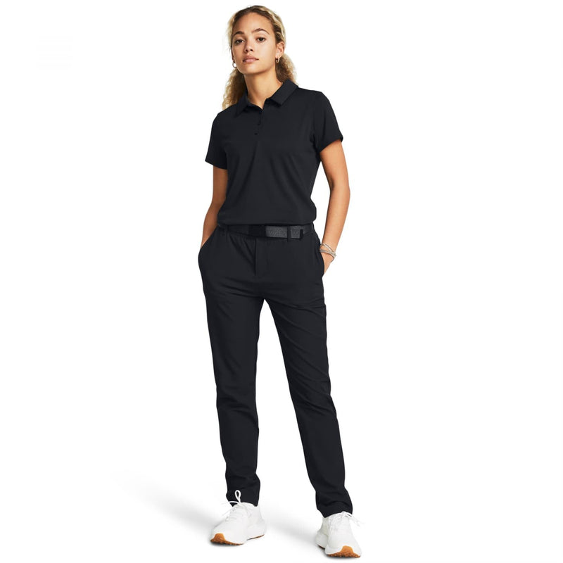 Under Armour Women's Drive Pants Golf, (001) Black/Black/Halo Gray, 14 - Golf Gift