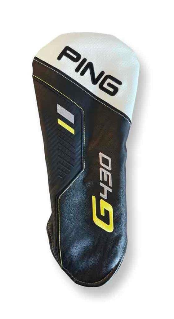 PING New G430 Driver Leather Headcover Black/White - Golf Gift