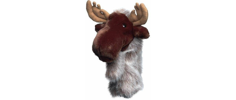 Daphne's Moose Novelty Hybrid Headcover - Brown/Grey - Golf Gift