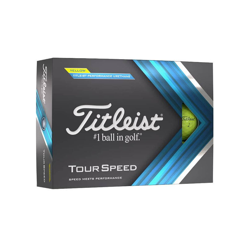 TITLEIST Unisex Tour Speed Golf Ball, Yellow, One Size UK - Golf Gift