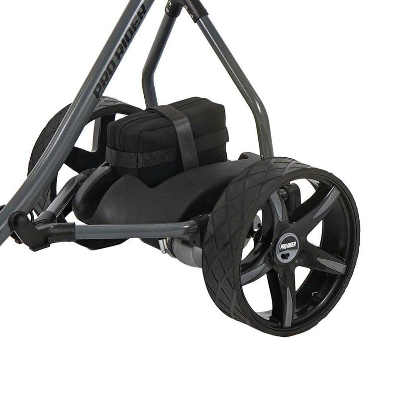 Prorider Electric Golf Trolley With 9 Speed Settings, Auto Distance Function, Powerful 200W Motor, Extra Grip Wheels, Easy To Assemble Complete with £130 Worth Of Accessories 18 AND 36 Hole Models - Golf Gift