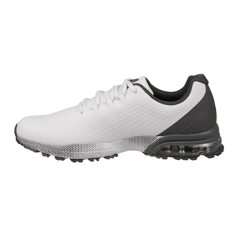 Stromberg - Ailsa - Mens Spikeless Waterproof Golf Shoes - Comfortable Memory Foam - Mens Sports Trainer - White - 9 - Golf Gift