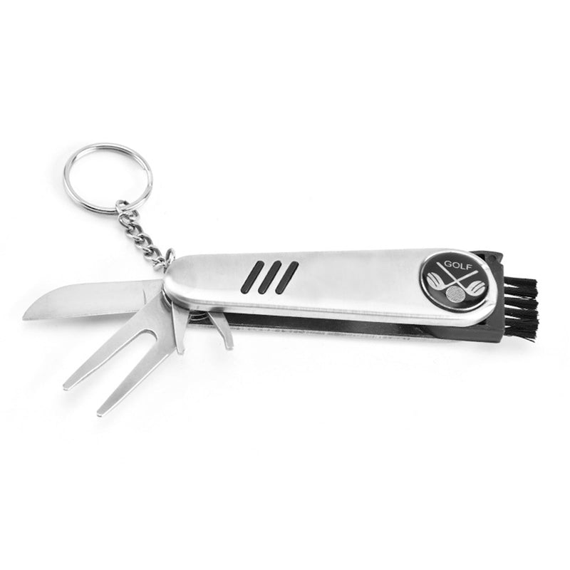 CVNRCLP Golf Multi Tool - Versatile Silver Golf Accessory for Every Golfer’s Needs - Golf Gift