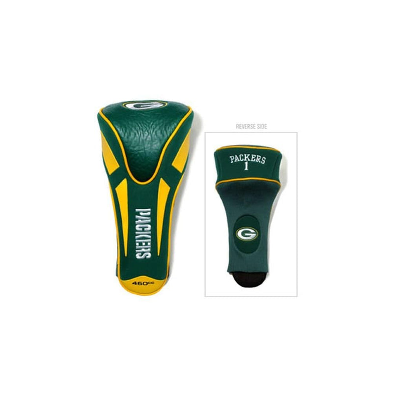 Team Golf NFL Green Bay Packers Single Apex Driver Head Cover Golf Club Single Apex Driver Headcover, Fits All Oversized Clubs, Truly Sleek Design - Golf Gift