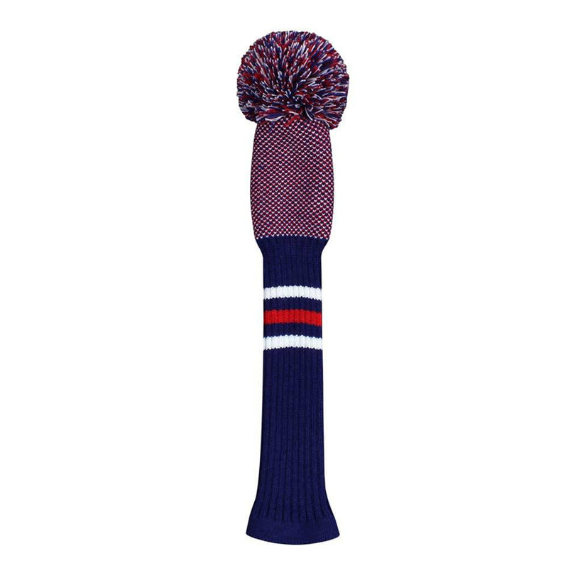 Knit Woods Golf Club Head Cover, 1pcs Pack, Fit Fairways, with Rotating Number Tag (Dots) - Golf Gift