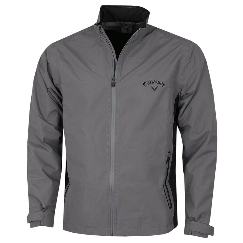 Callaway Golf Mens Waterproof Golf Jacket - Quiet Shade - M - Golf Gift