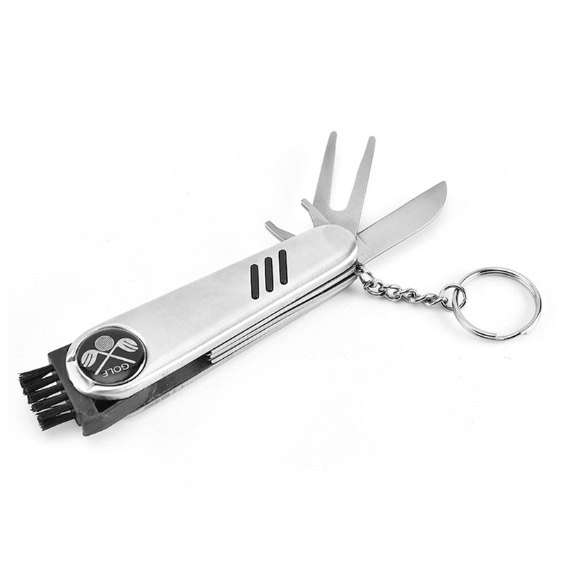 CVNRCLP Golf Multi Tool - Versatile Silver Golf Accessory for Every Golfer’s Needs - Golf Gift