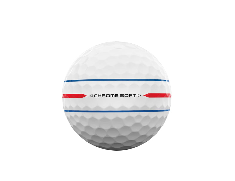 Callaway Golf Chrome Soft Premium Tour Golf Ball 2024 White 360 Triple Track - Golf Gift