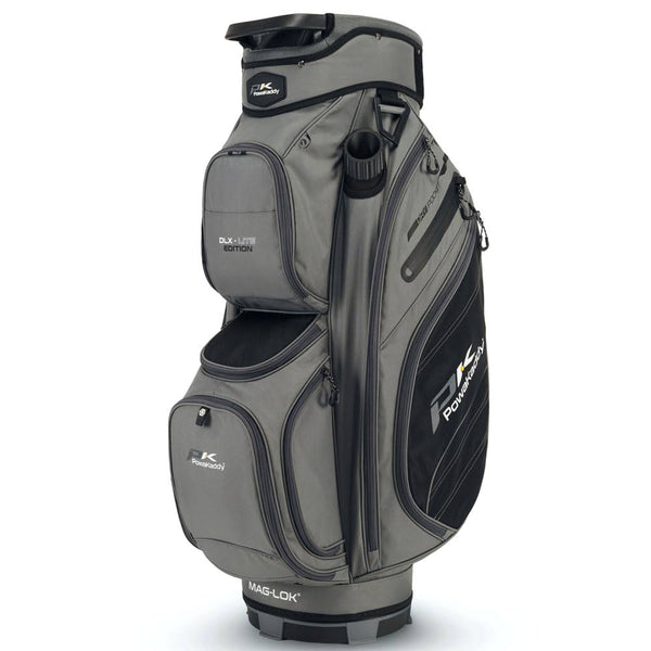 PowaKaddy DLX LITE GOLF CART BAG - GUN METAL/WHITE - Golf Gift