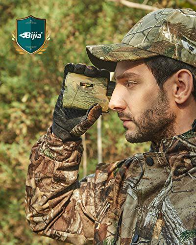 BIJIA Rangefinder - 1100Yards Multi-Function, Slope Correction, Flag-locking with Vibration, Speed, Angle, Scan, Distance Measure, 6x Magnification, Water Resistant, for Archery, Golf, Hunting - Golf Gift