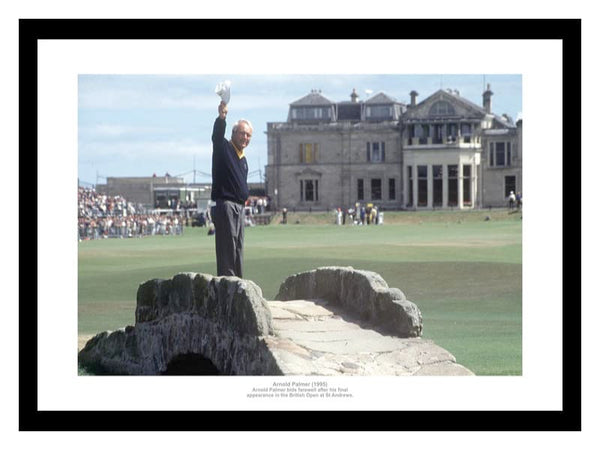 Arnold Palmer St Andrews Farewell 1995 Golf Framed Photo Memorabilia - Golf Gift