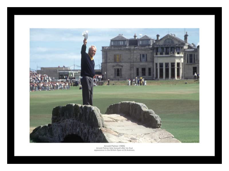 Arnold Palmer St Andrews Farewell 1995 Golf Framed Photo Memorabilia - Golf Gift