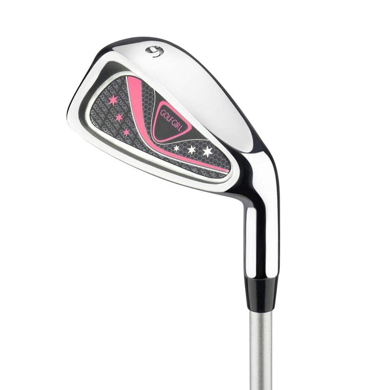 GolfGirl FWS3 Ladies Golf Clubs Set with Cart Bag, All Graphite, Right Hand, Pink - Golf Gift