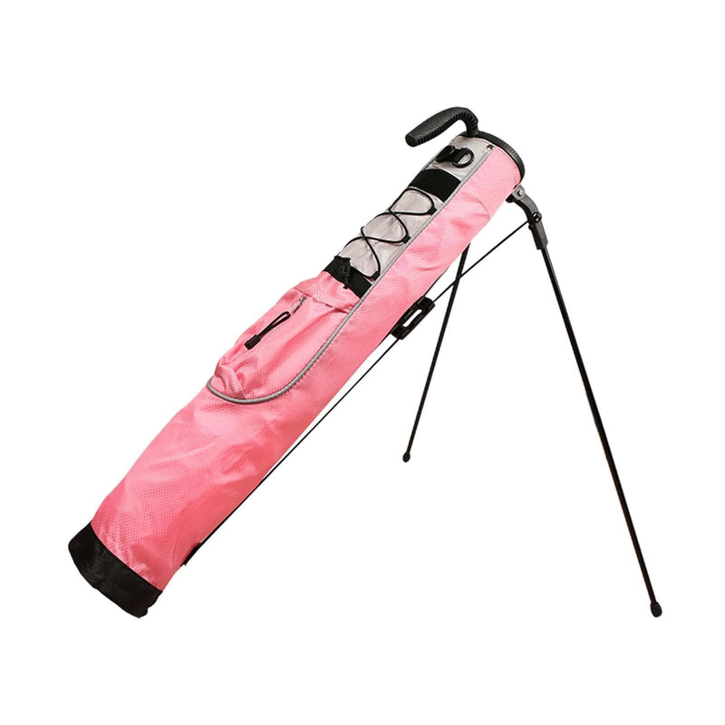 LOVIVER Golf Club Carry Bag Golf Stand Carry Bag Waterproof with Bracket Training Case Golf Stand Bag Golf Bag for Men Women Golf Accessories, pink - Golf Gift