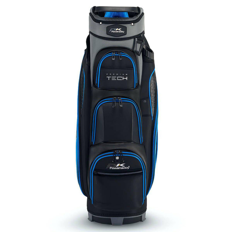 PowaKaddy PREMIUM TECH GOLF CART TROLLEY BAG - BLACK/BLUE - Golf Gift