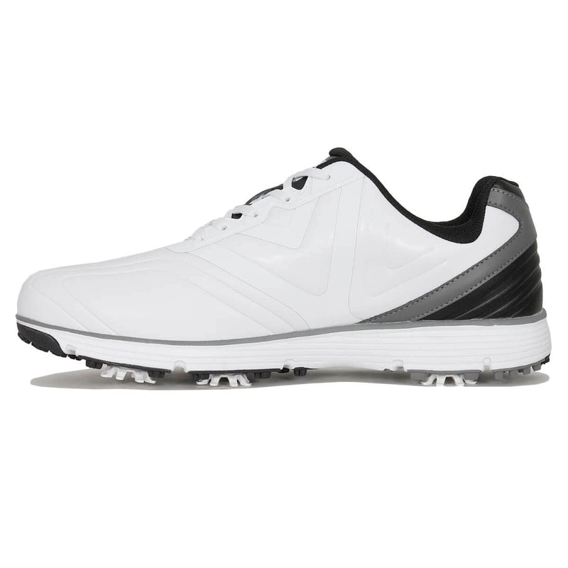 Callaway Golf Mens Chev Max Golf Shoes - White/Black - UK 9 - Golf Gift