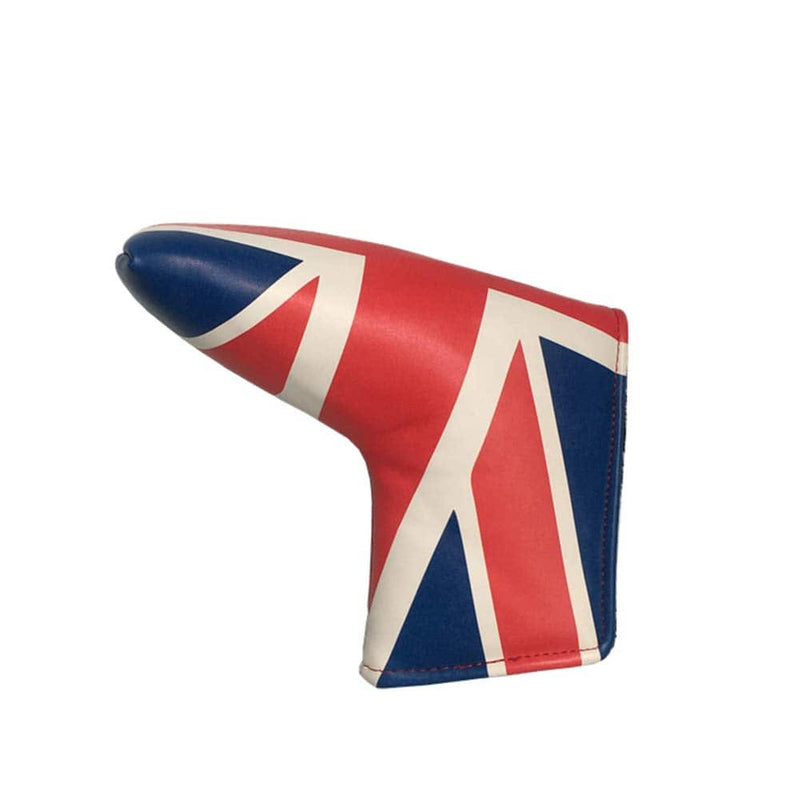 FLTRADE UK Flag Design Golf Blade Putter Head Covers headcover with Velcro Closure Fits All Brands TaylorMade Titleist Scotty Cameron Ping Callaway - Golf Gift