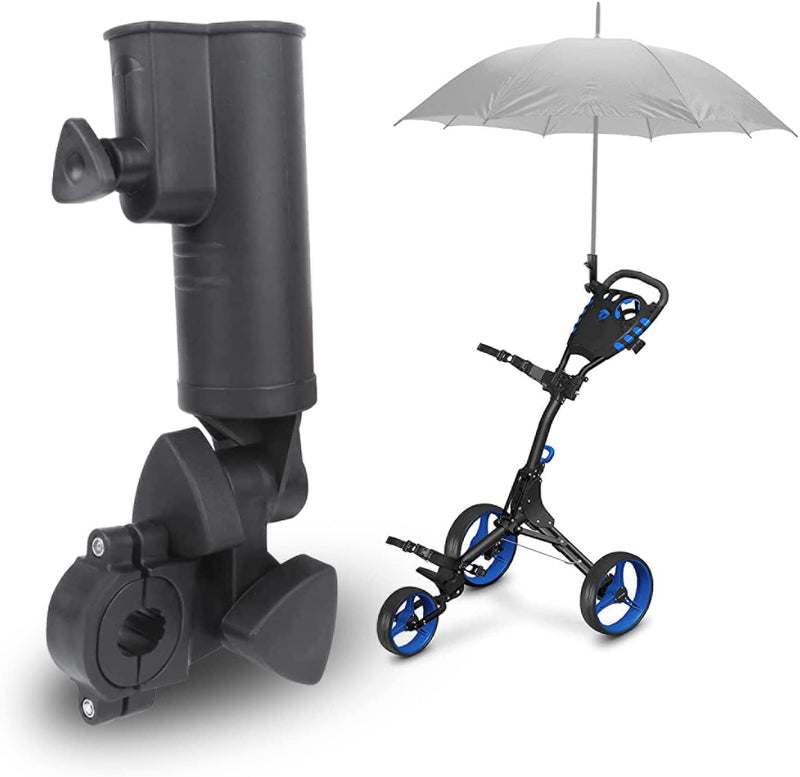 Motocaddy Powakaddy Universal Golf Umbrella Holder fits all Models Accessory Station on Frame Golf Cart Umbrella Holder Adjustable Stand Golf Trolley - Golf Gift