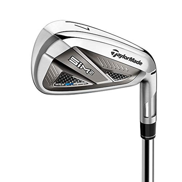 TaylorMade SIM 2 Max Iron Set Mens Right Hand Steel Regular 5-PW, SW - Golf Gift