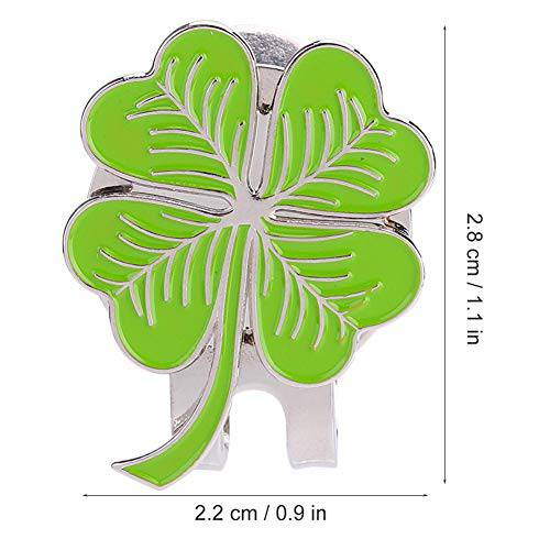 Keenso Golf Hat Clip Fit for Golf Ball Marker Magnetic Clover Hat Clamp Outdoor Sports Belt Golf Ball Marker - Golf Gift