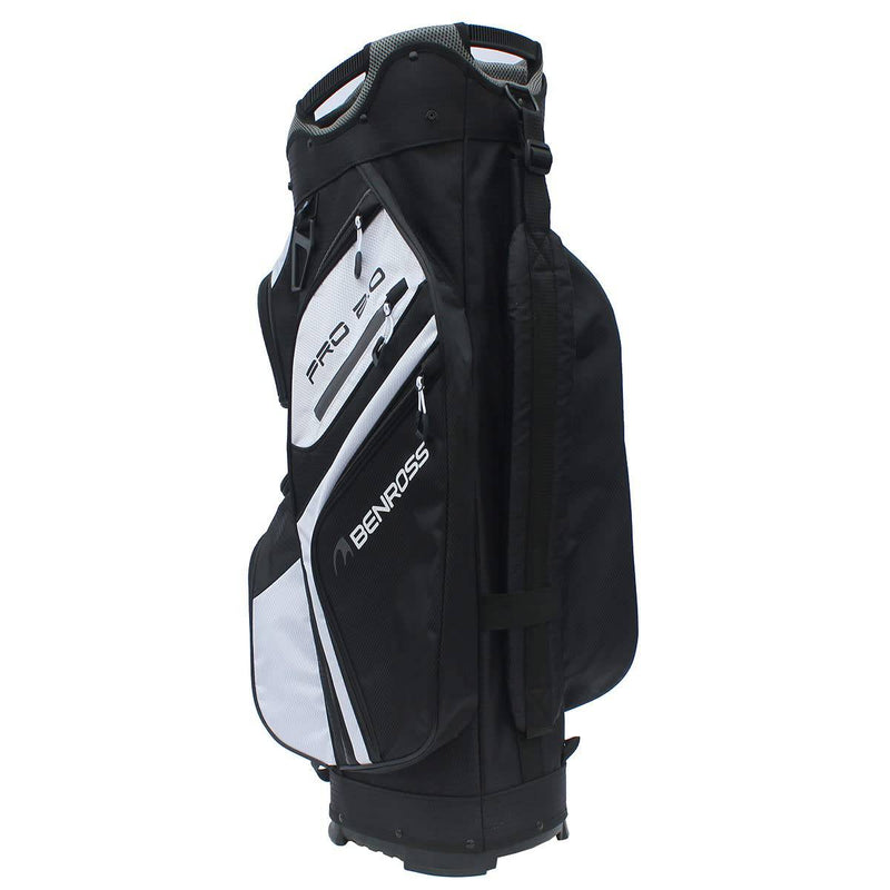 Benross Golf 14-Way PROTEC 2.0 Deluxe Black Cart Bag - Golf Gift