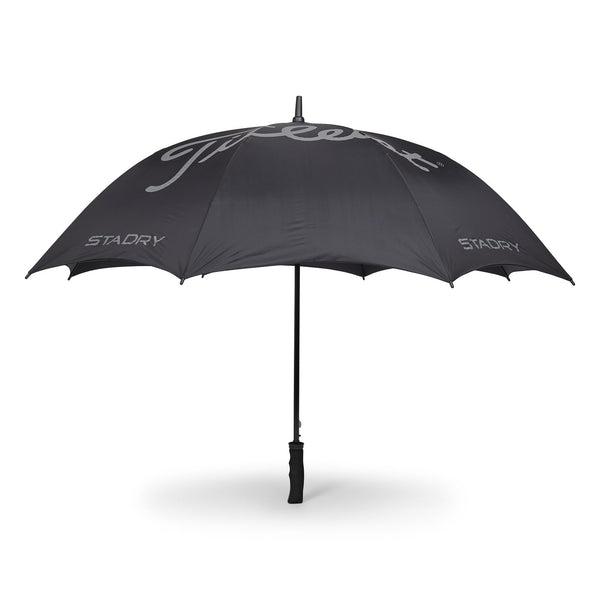 Titleist StaDry Single Canopy Umbrella, Black/White - Golf Gift