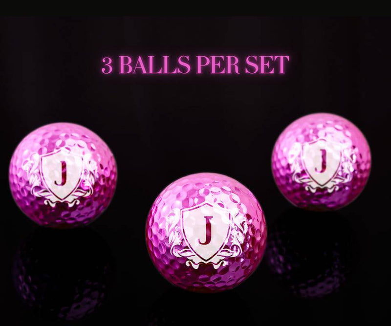 CybGene Golf Gifts for Women Unique, Personalised Coloured Golf Balls, Cool Accessories for Golfers, Golf Lovers, for Birthday and Christmas - Golf Gift