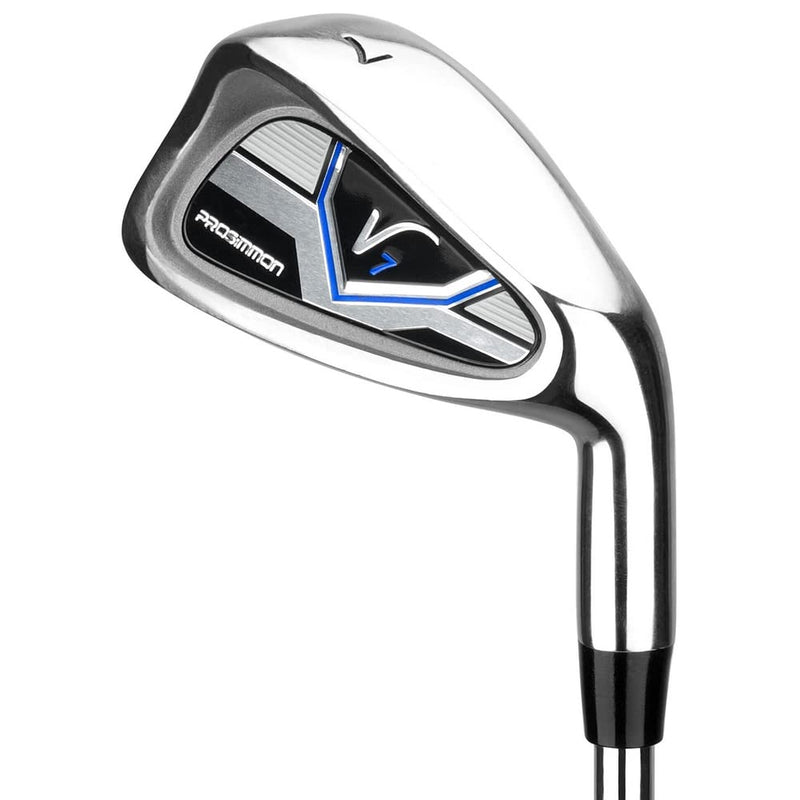 Prosimmon Golf V7 Iron Set 6-SW (Steel Shafts) + Hybrid (Graphite), Mens Right Hand - Golf Gift