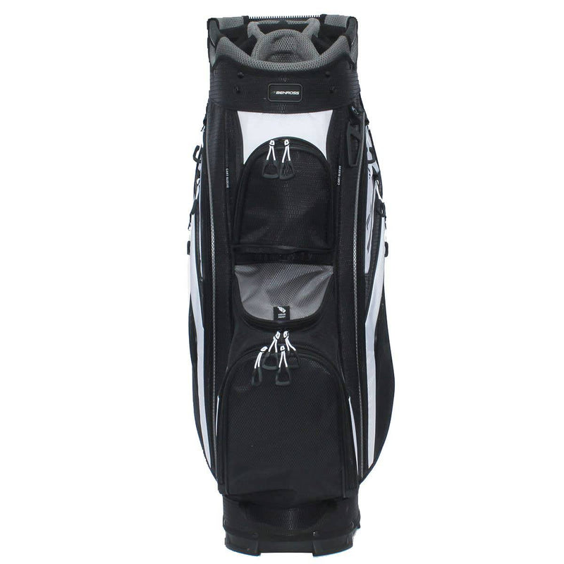 Benross Golf 14-Way PROTEC 2.0 Deluxe Black Cart Bag - Golf Gift