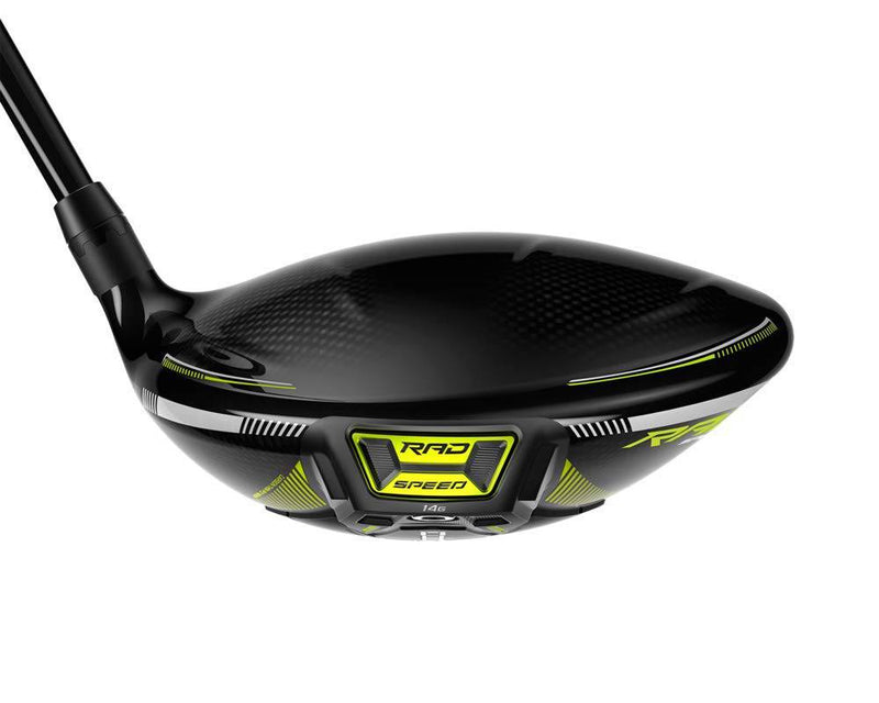 Cobra Golf 2021 Radspeed XB Driver Gloss Black-Turbo Yellow (Men's Left Hand, Project X Evenflow Ripetide, Senior Flex, 12), Standard - Golf Gift