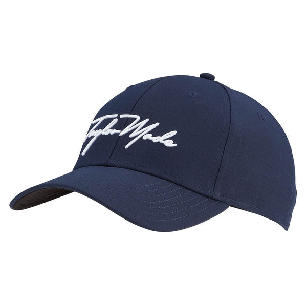 TaylorMade Mens Script Seeker Golf Baseball Cap, Navy - Golf Gift