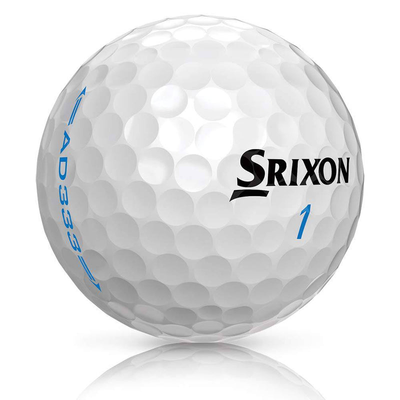 Srixon Men's AD333 Golf Balls, White, One Dozen (2017 Version) - Golf Gift