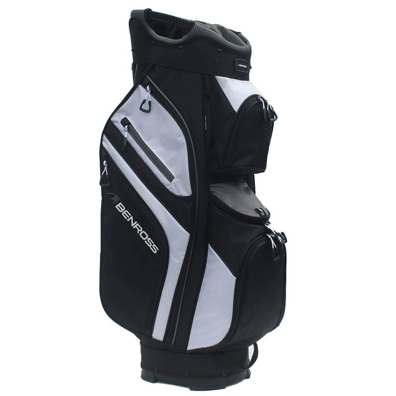 Benross Golf 14-Way PROTEC 2.0 Deluxe Black Cart Bag - Golf Gift