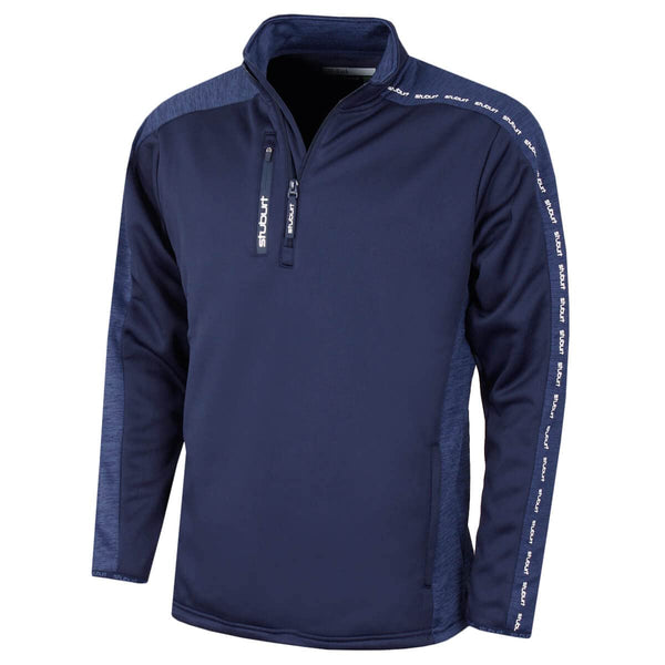 Stuburt Golf Mens Radar Fleece Sweater - Midnight Marl - S - Golf Gift