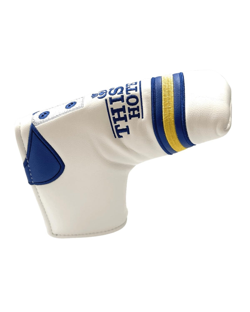 Caddy Club Golf Headcovers – Leeds Elland Road Regular Putter Cover – Perfect Golf Gift – Fits All Major Brands – Classic Football Club Designs – Premium Stitching, Durable Lining – Multiple Designs - Golf Gift