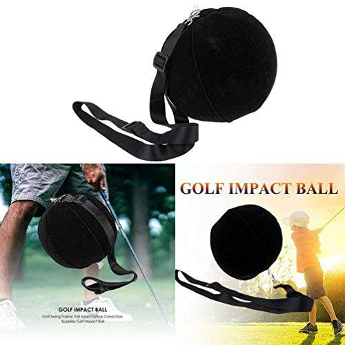 FunMove Upgraded Golf Impact Ball Golf Swing Trainer Aid Smart Assist Practice Ball Teaching Posture Correction Training Adjustable Intelligent Arm Motion Guide, Golf Gifts for Men - Golf Gift