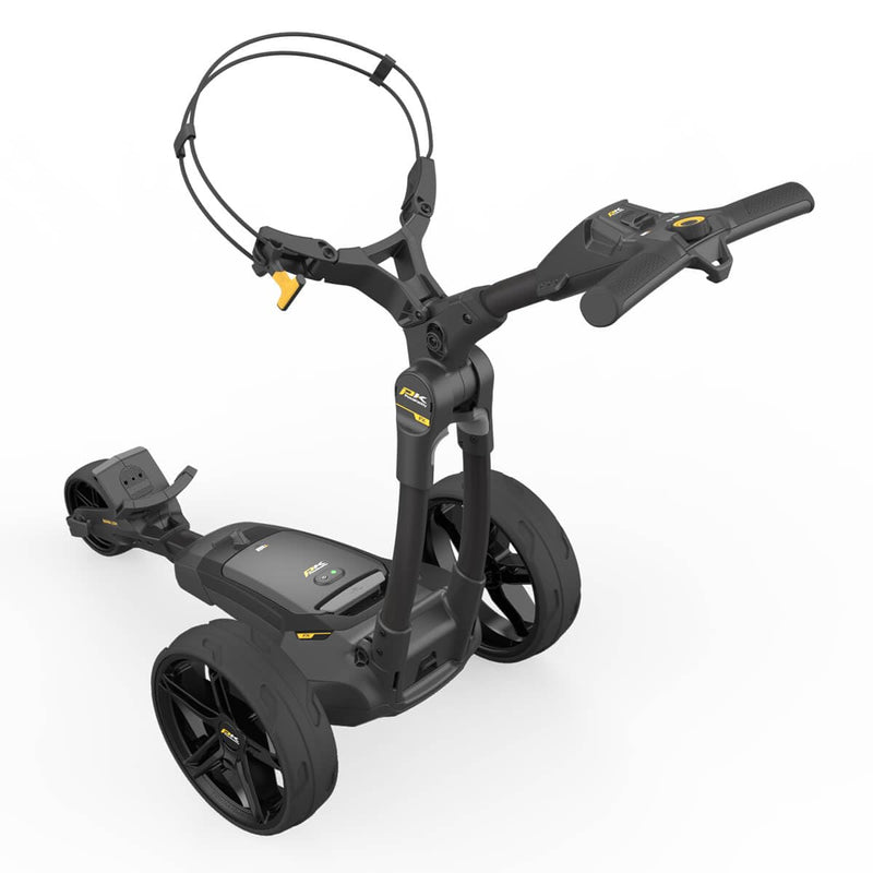 PowaKaddy Unisex FX1 Lithium Golf Trolley - Black/Yellow - One Size - Golf Gift