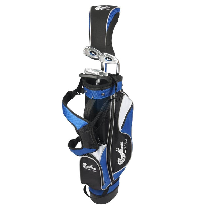 Confidence Golf Junior Golf Clubs Set for Kids Age 8-12 (4' 6" to 5' 1" tall) - Golf Gift