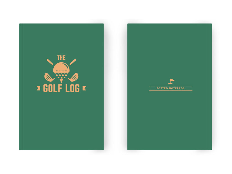 Golf Log Pocket Notebook - Progress Tracker, 50 Detailed Rounds of Golf, Yardage Section, Golf Terminology & Game Formats - Golf Gift