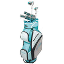 GolfGirl FWS3 Ladies Right-Hand Golf Set with Cart Bag – Teal