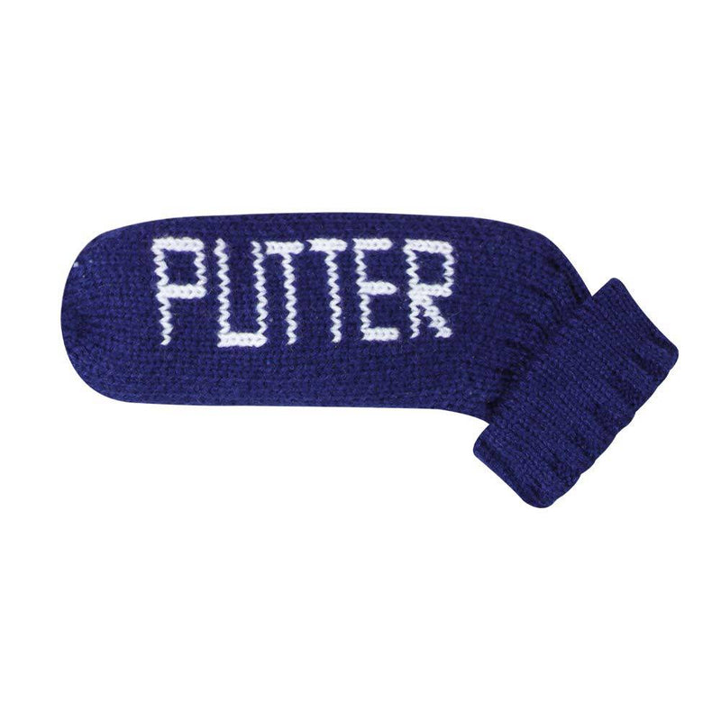 Navy Blue Golf Blade Putter Cover,1 Piece in Pack, Double Layers knit, Fits Blade Putters Cute and Soft Acrylic Fabric - Golf Gift