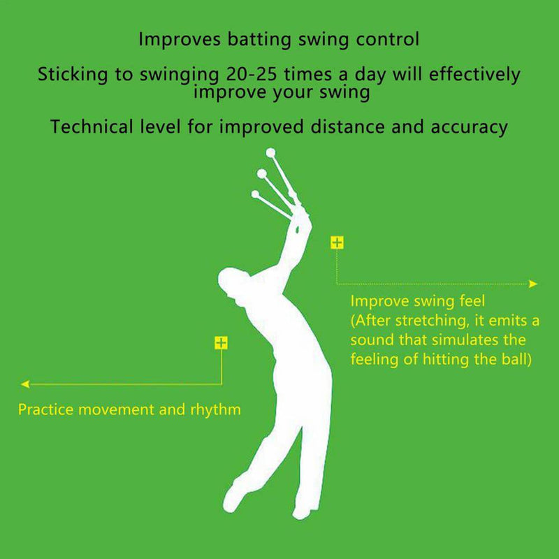 DcnrInsr Golf Swing Practice Stick Telescopic Golf Swing Trainer Golf Swing Master Training Aid Golf Practice Posture Corrector - Golf Gift