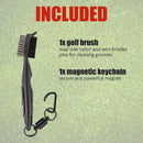 59Golf - Golf club cleaner brush + magnetic keychain