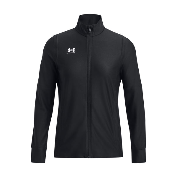 Under Armour Women's UA Challenger Track Jacket, Light and Breathable Zip Up Jacket, High-Tech Women's Jacket, Training Top for Football, Gym, Running and More Black - Golf Gift