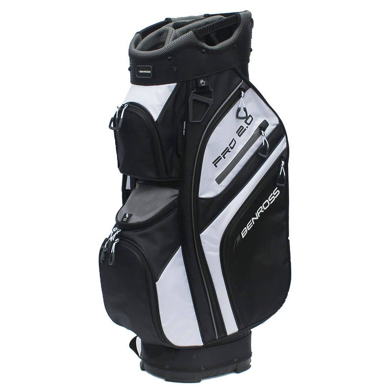 Benross Golf 14-Way PROTEC 2.0 Deluxe Black Cart Bag - Golf Gift